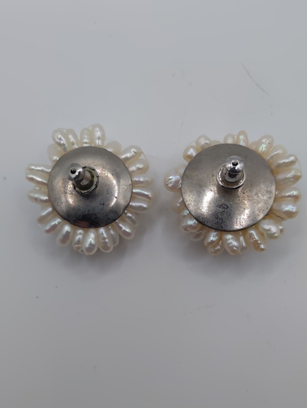 Rice Pearl Earrings And Brooch Set Vintage - Picture 6 of 6